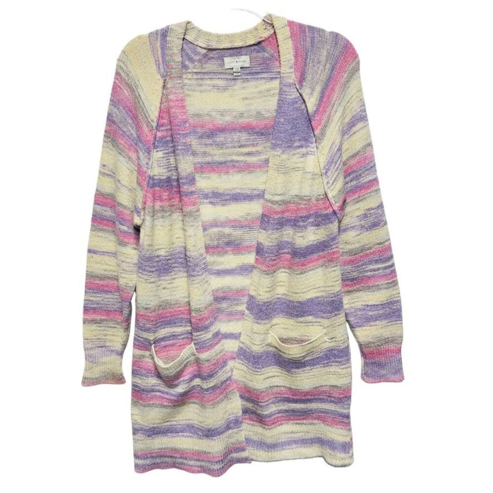 Soft Thick Knit Sweater Duster Cardigan Jacket Open Front Layering Lagenlook